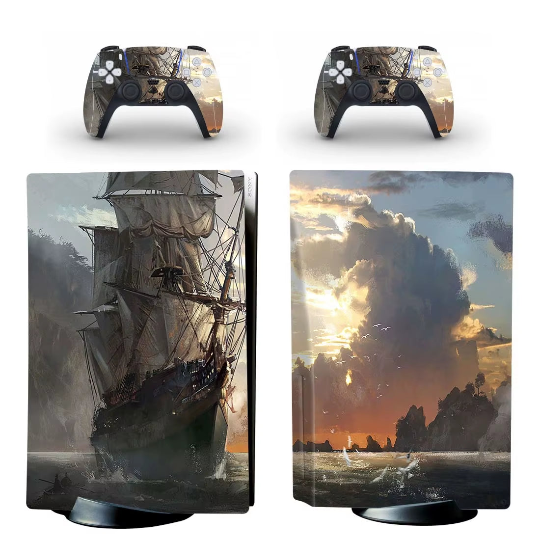 Assassin's Creed Valhalla PS5 Standard Disc Skin Sticker Decal Cover for Console & Controller PS5 Disk Skins Vinyl