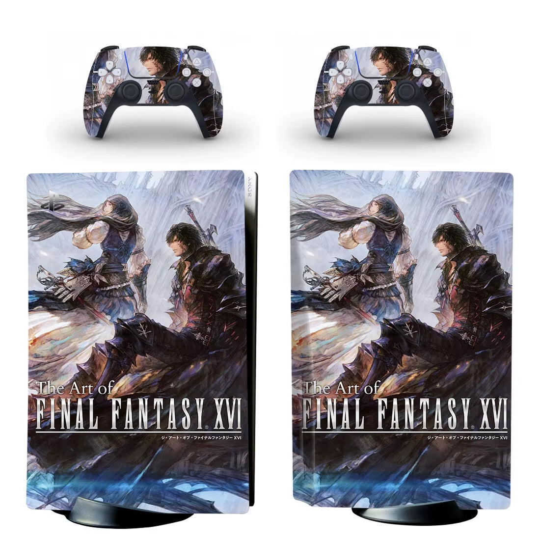 Final Fantasy 16 PS5 Disc Skin Sticker Decal Cover for Console & Controllers PS5 Disk Skin Sticker Vinyl