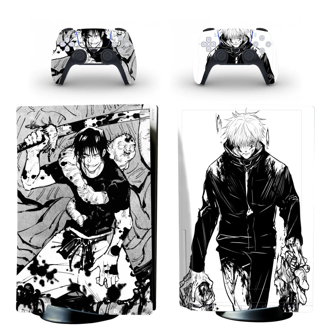 Jujutsu Kaisen Gojo Satoru PS5 Disc Skin Sticker Decal Cover for Console Controller PS5 Disk Skin Sticker Vinyl