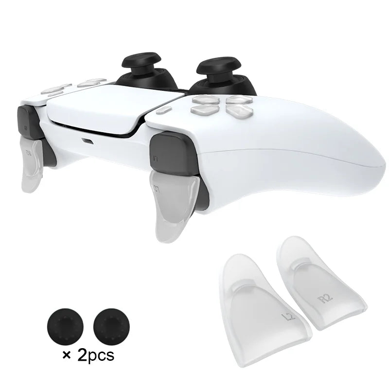 Extended Triggers Button for PS5 L2/R2 Trigger Extender D-Pad Key Cap for Playstation 5 Gamepad Accessories