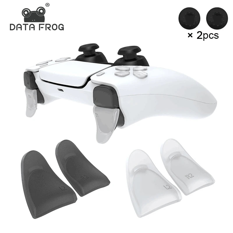Extended Triggers Button for PS5 L2/R2 Trigger Extender D-Pad Key Cap for Playstation 5 Gamepad Accessories