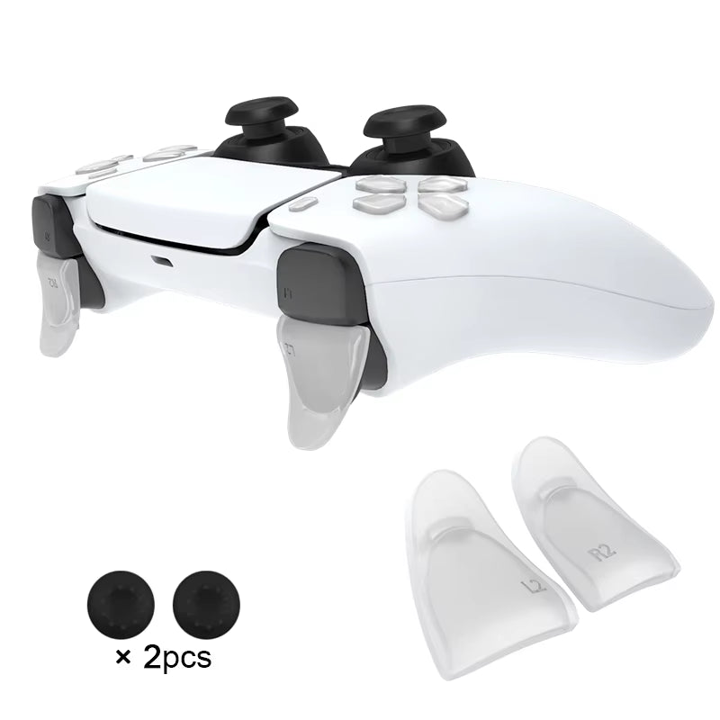 Extended Triggers Button for PS5 L2/R2 Trigger Extender D-Pad Key Cap for Playstation 5 Gamepad Accessories