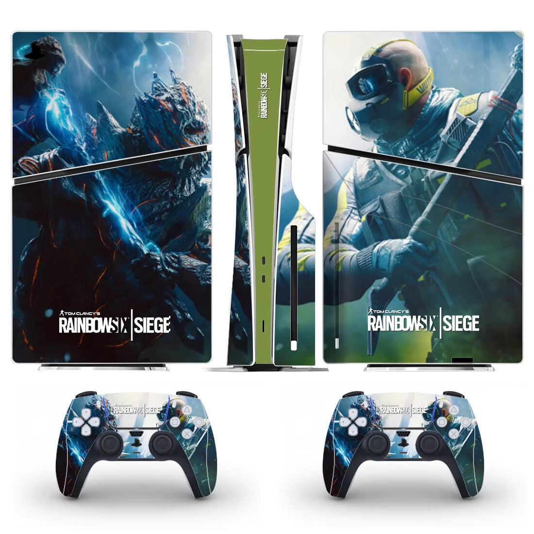 Tom Clancy Rainbow Six PS5 Slim Disc Skin Sticker Protector Decal Cover for Console Controller PS5 Slim Disk Sticker Vinyl