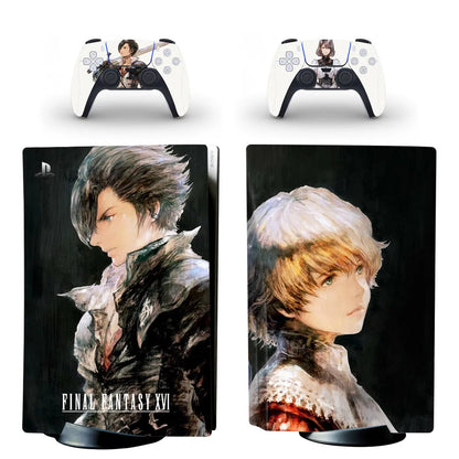 Final Fantasy 16 PS5 Disc Skin Sticker Protector Decal Cover for Console Controller PS5 Disk Skin Sticker Vinyl