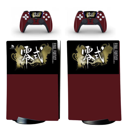 Final Fantasy PS5 Digital Skin Sticker Decal Cover for Console and 2 Controllers Vinyl Skins