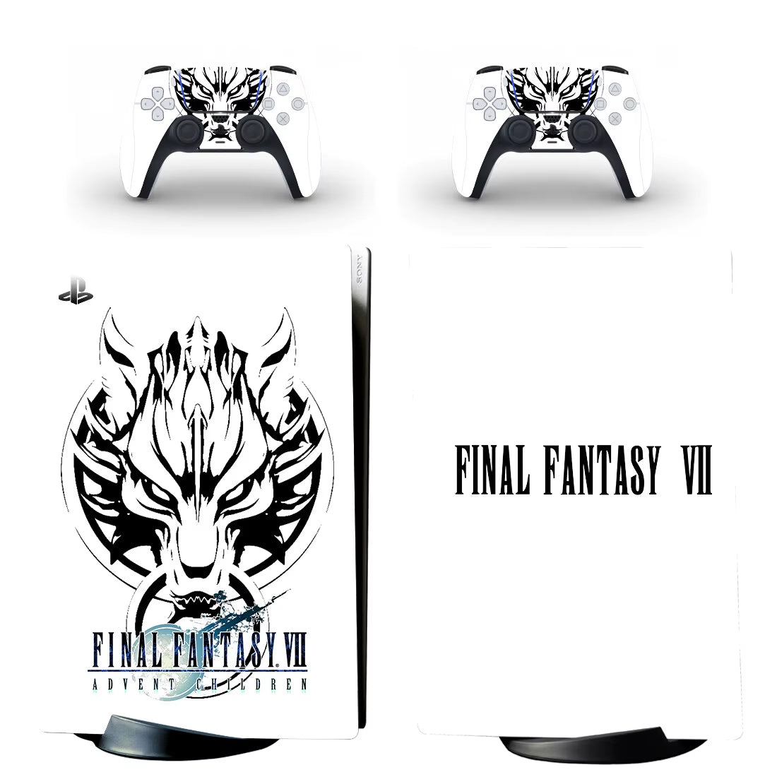 Final Fantasy PS5 Digital Skin Sticker Decal Cover for Console and 2 Controllers Vinyl Skins