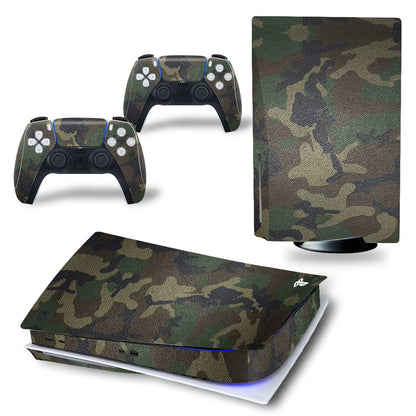 Skin Sticker for PS5 Disc Edition Console Controller Full Cover Wrap for PS5 Disc Protective Game Accessories Vinyl Decal