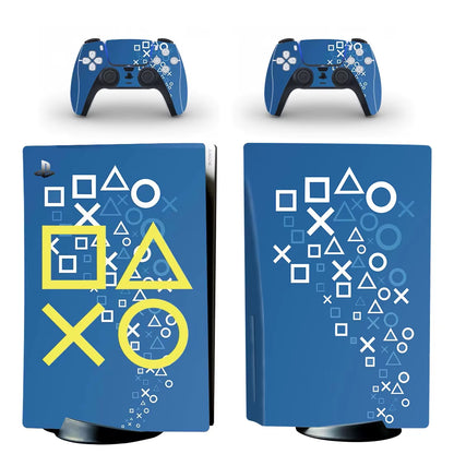 Playstation skin PS5 Disc Skin Sticker Protector Decal Cover for Console Controller PS5 Disk Skin Sticker Vinyl