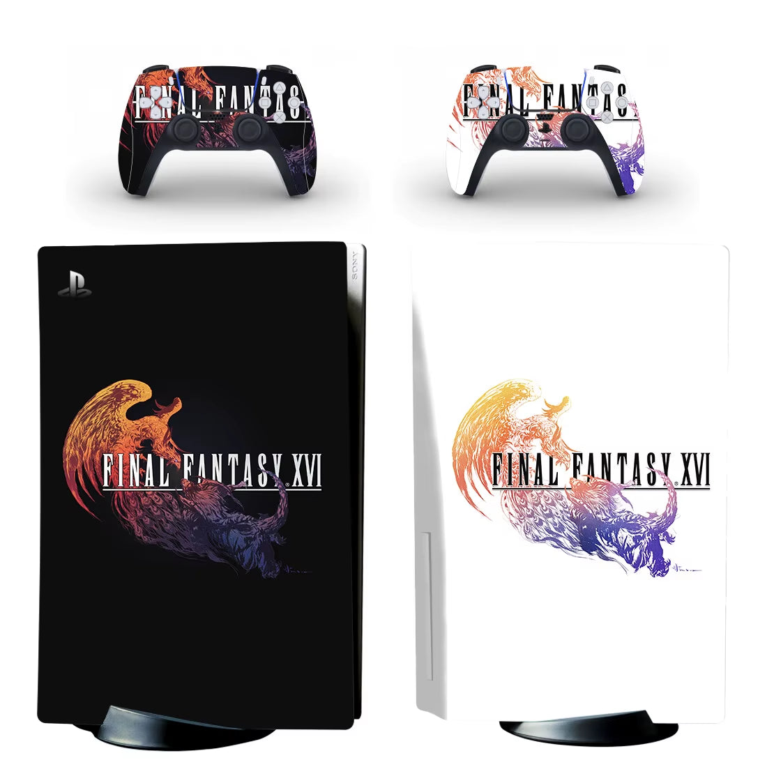 Final Fantasy 16 PS5 Disc Skin Sticker Protector Decal Cover for Console Controller PS5 Disk Skin Sticker Vinyl