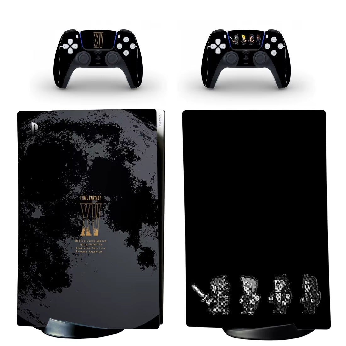 Final Fantasy PS5 Digital Skin Sticker Decal Cover for Console and 2 Controllers Vinyl Skins