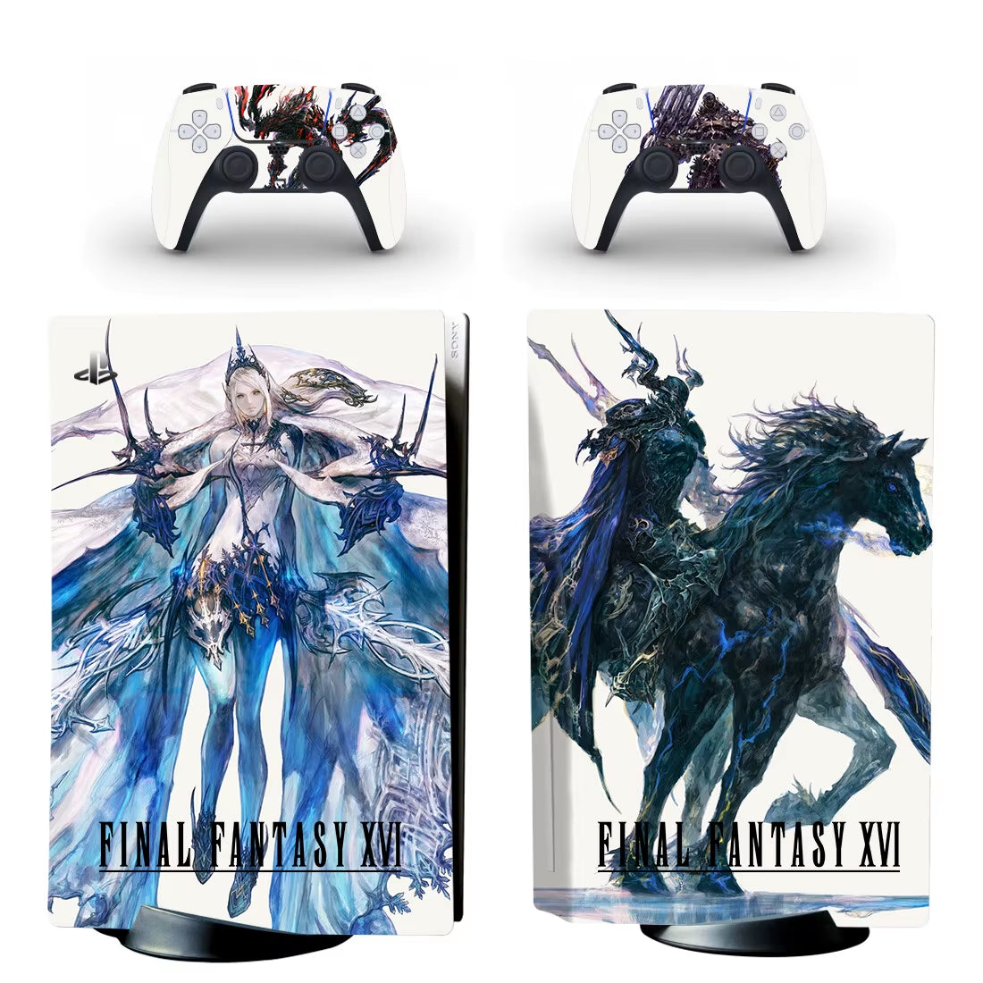 Final Fantasy 16 PS5 Disc Skin Sticker Protector Decal Cover for Console Controller PS5 Disk Skin Sticker Vinyl