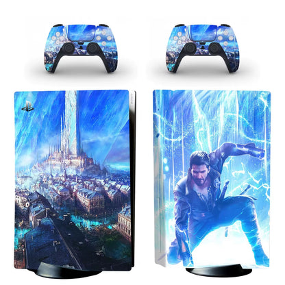 Final Fantasy 16 PS5 Disc Skin Sticker Protector Decal Cover for Console Controller PS5 Disk Skin Sticker Vinyl