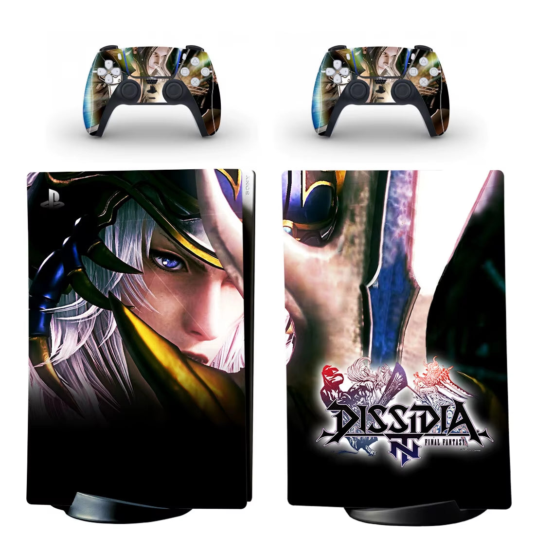 Final Fantasy PS5 Digital Skin Sticker Decal Cover for Console and 2 Controllers Vinyl Skins