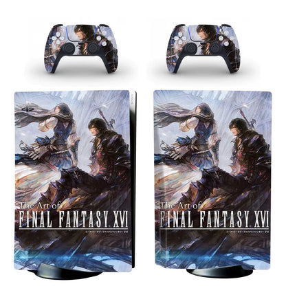 Final Fantasy 16 PS5 Disc Skin Sticker Protector Decal Cover for Console Controller PS5 Disk Skin Sticker Vinyl