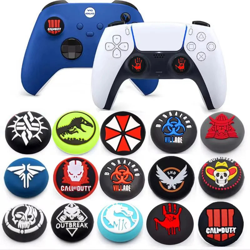 Thumb Stick Grip Cap Thumbstick Joystick Cover Case for Sony Dualshock 5/4/3 PS5 PS4 PS3 Slim Xbox 360 NS Switch Pro Controller