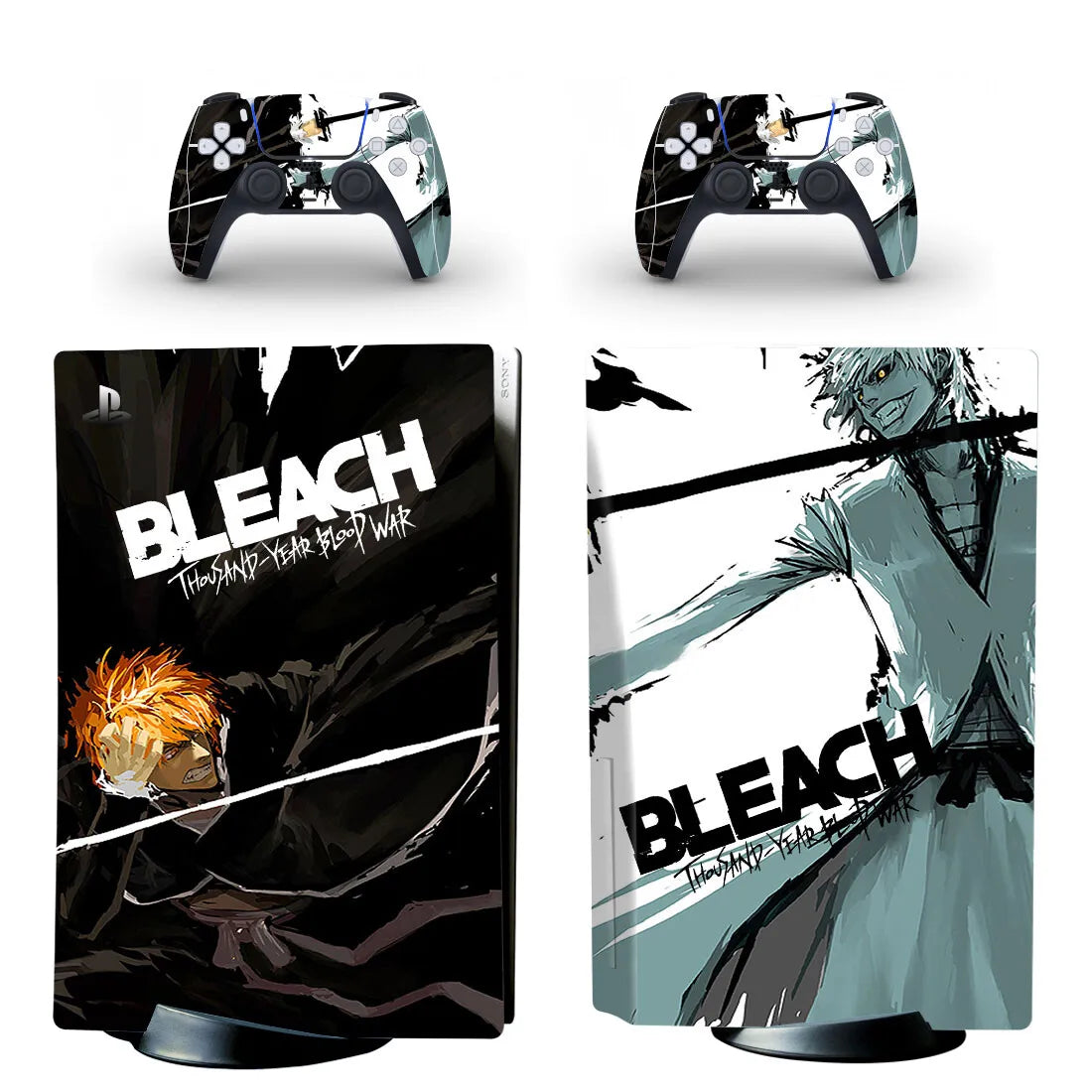 Bleach PS5 Disc Skin Sticker Protector Decal Cover for Console Controller PS5 Disk Skin Sticker Vinyl