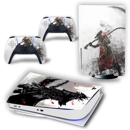 Skin Sticker for PS5 Disc Edition Console Controller Full Cover Wrap for PS5 Disc Protective Game Accessories Vinyl Decal