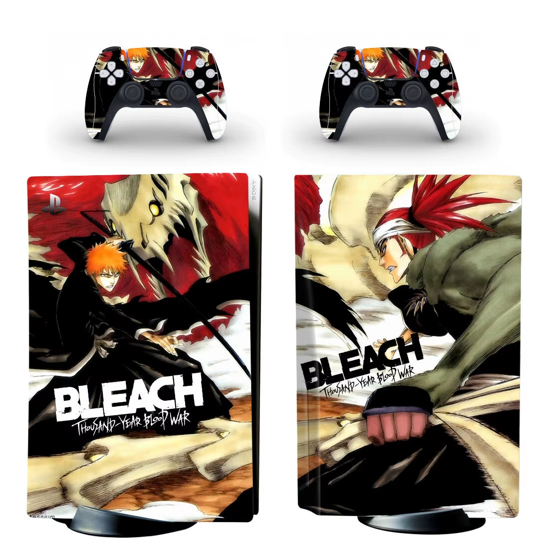 Bleach PS5 Disc Skin Sticker Protector Decal Cover for Console Controller PS5 Disk Skin Sticker Vinyl