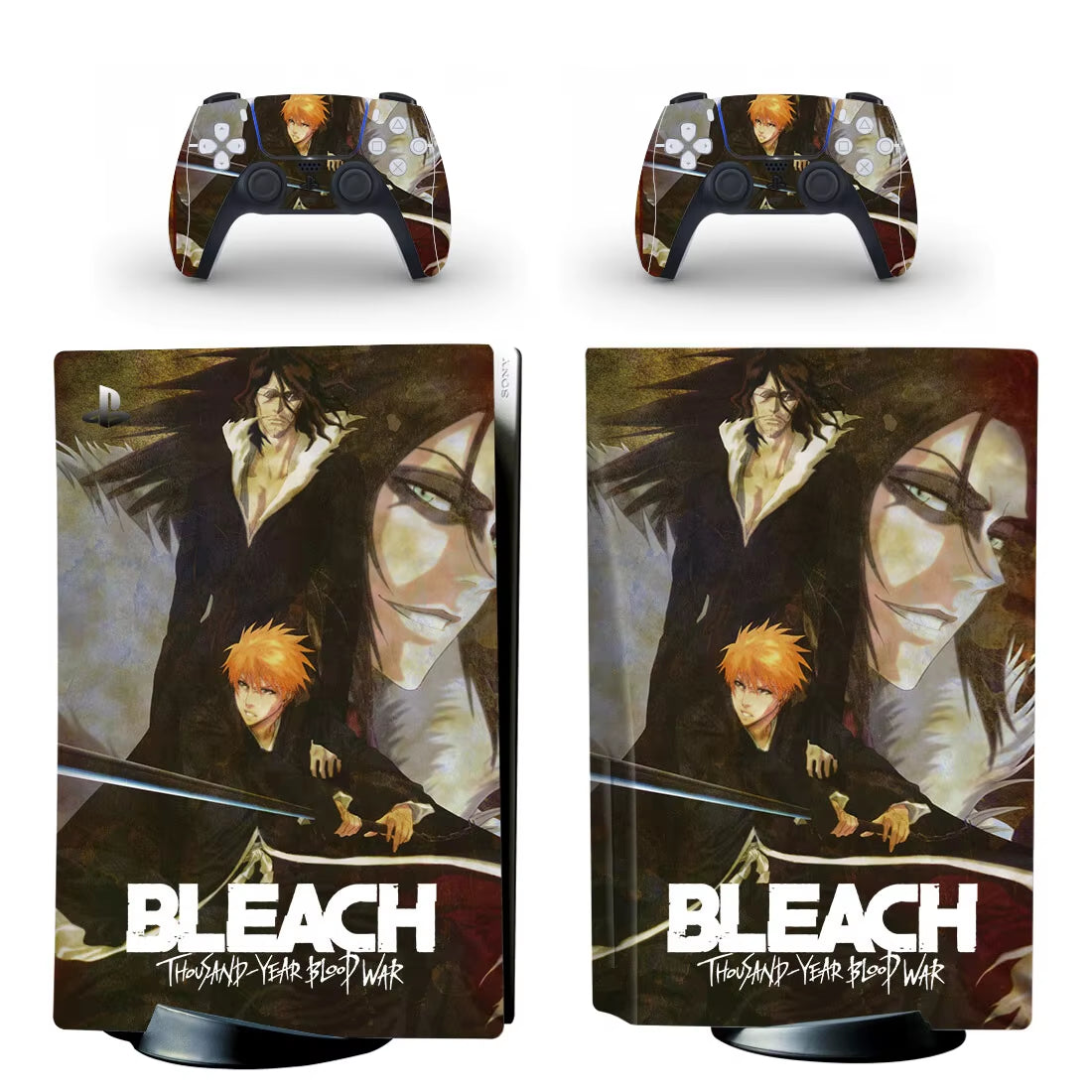 Bleach PS5 Disc Skin Sticker Protector Decal Cover for Console Controller PS5 Disk Skin Sticker Vinyl