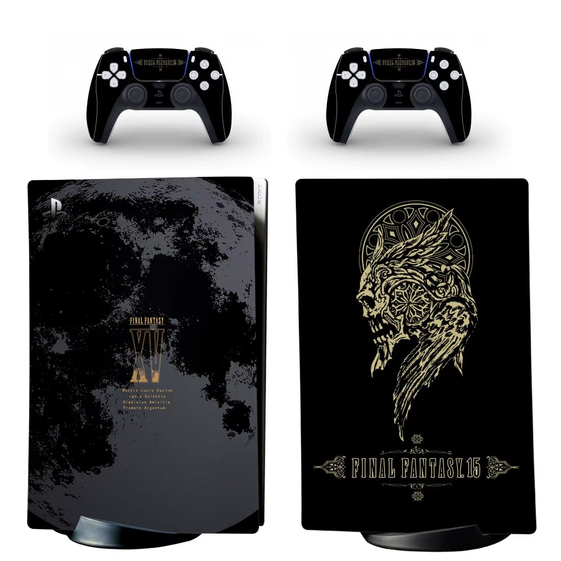 Final Fantasy PS5 Digital Skin Sticker Decal Cover for Console and 2 Controllers Vinyl Skins