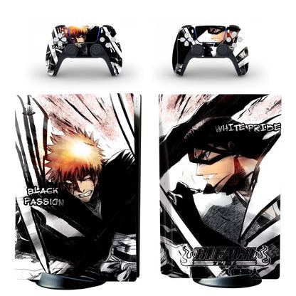 Bleach PS5 Disc Skin Sticker Protector Decal Cover for Console Controller PS5 Disk Skin Sticker Vinyl