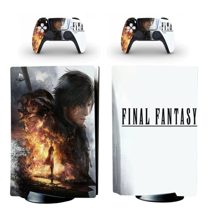 Final Fantasy 16 PS5 Disc Skin Sticker Protector Decal Cover for Console Controller PS5 Disk Skin Sticker Vinyl