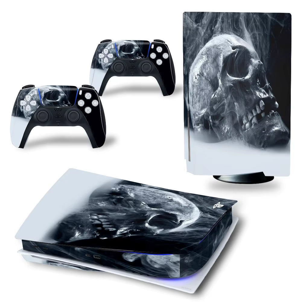 Skin Sticker for PS5 Disc Edition Console Controller Full Cover Wrap for PS5 Disc Protective Game Accessories Vinyl Decal